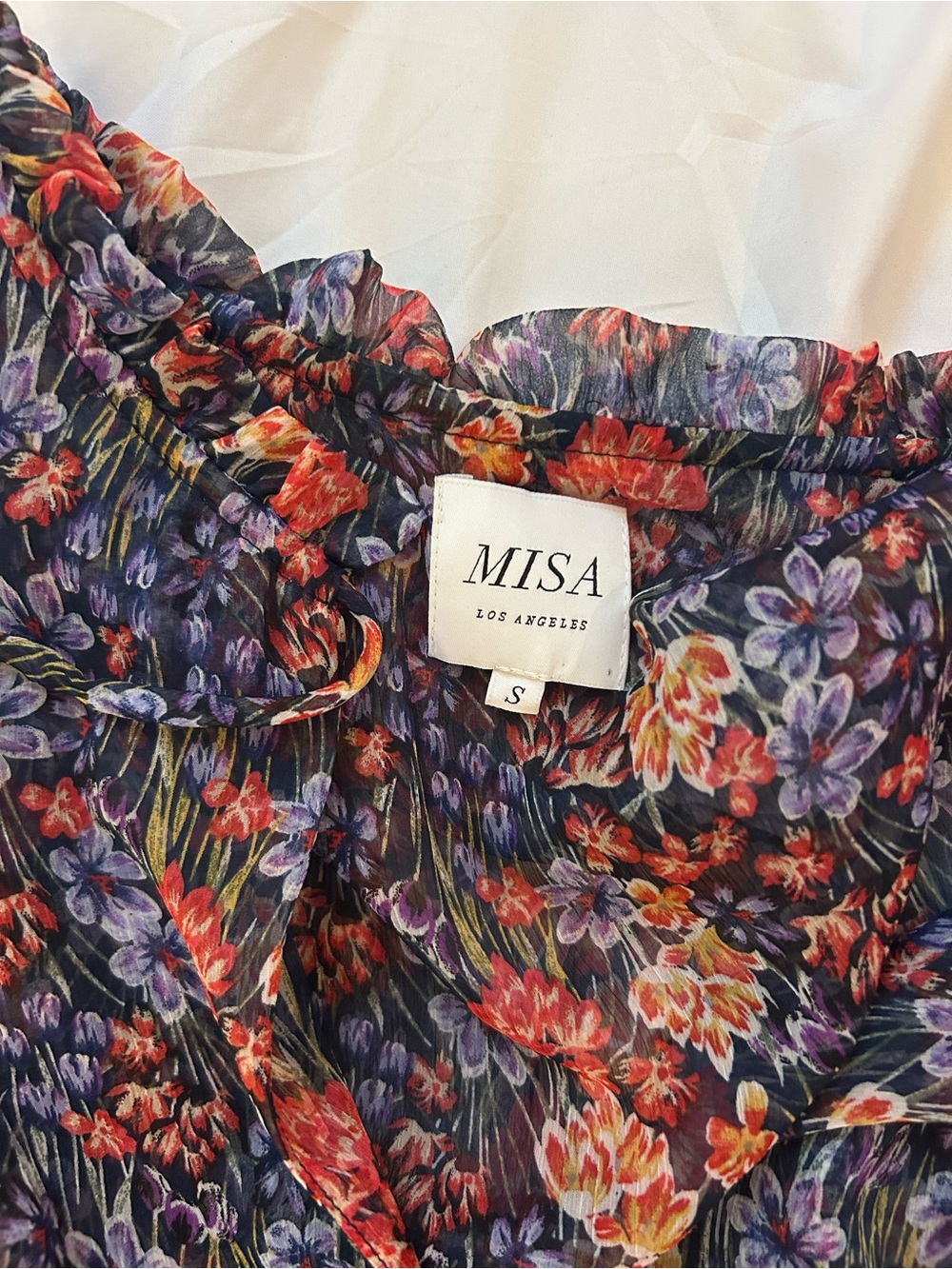 Misa Floral Ruffle Mini Dress - Picture 4 of 4